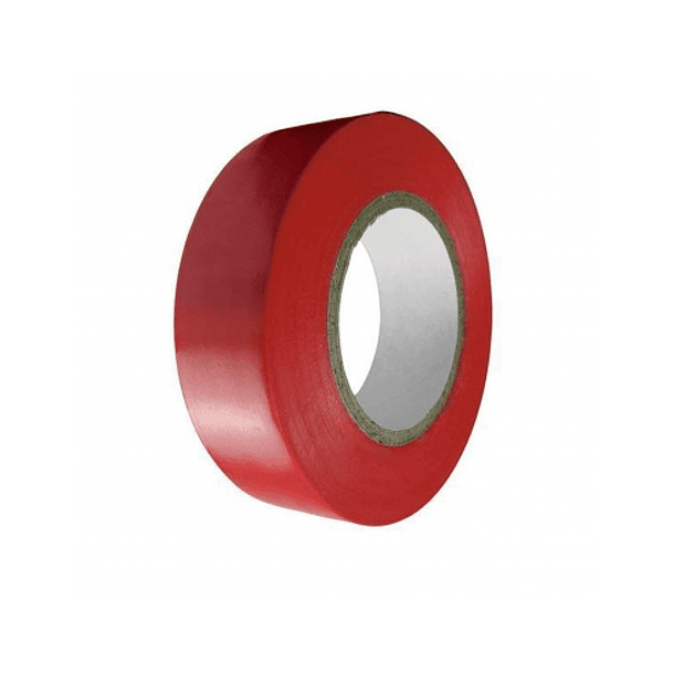 0262- Fita isolante PVC 19mmx 10m vermelho