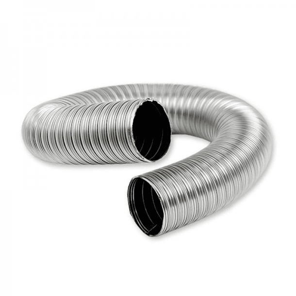 2973- Tubo De Alumínio Extensível Para Exaustão De Fumos 120mm x 1.5metros