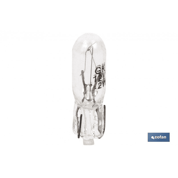 1650- Lâmpada auto s/casquilho w1,2-T5  2