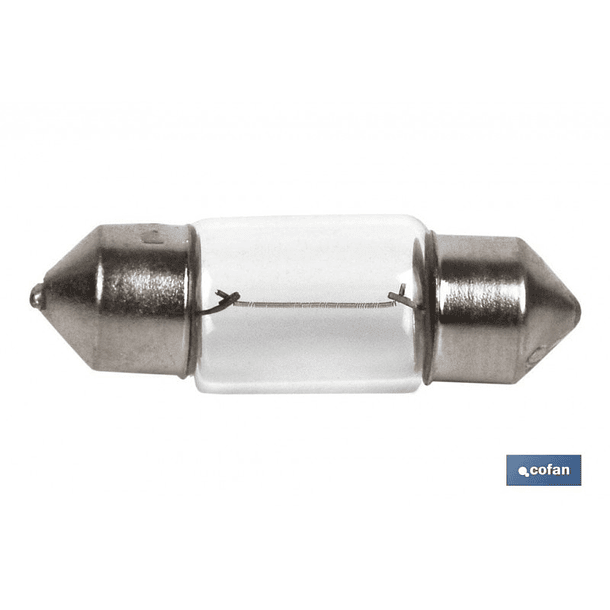 1651- Lâmpada auto plafoinier C10W 12 v  1