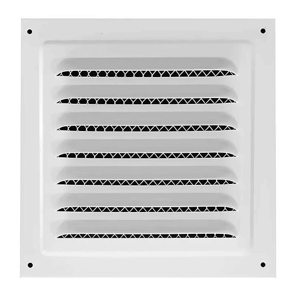 973- Grelha de ventilação normal Cor Branca laqueado 20x20 cm