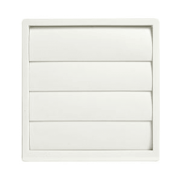 1061- Grelha De Ventilação Encastravél Tubo 100 Branca