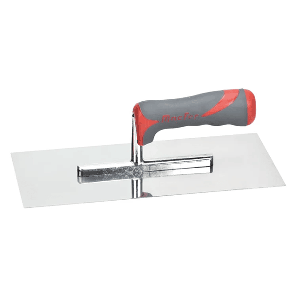 3283- Talocha lisa inox MacFer 280 mm x 130 mm