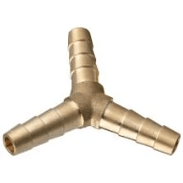 3378- Forquilha Tubo Gás Latão