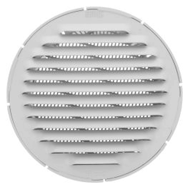 2457- Grelha ventilação metal 100 FEPRE Branca