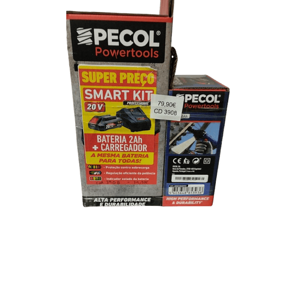 3908- Kit Bateria 2Ah + carregador PECOL