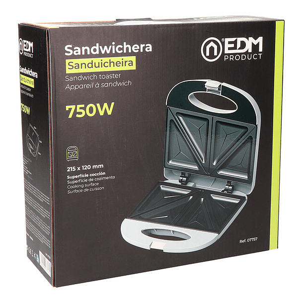 3929- Sanduicheira EDM 750W