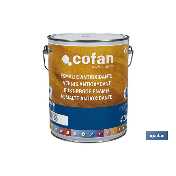 3918- Esmalte antioxidante COFAN Branco liso