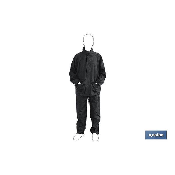 3911- Fato de água impermeável COFAN XXL Azul 