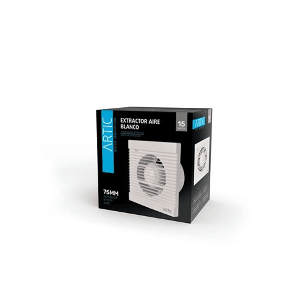 2774- Extrator de ar ARTIC Branco 75mm