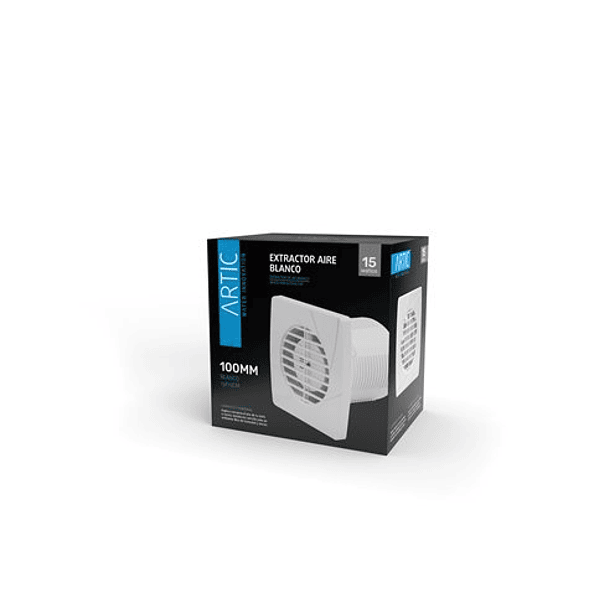 2775- Extrator de ar ARTIC Branco 100 mm