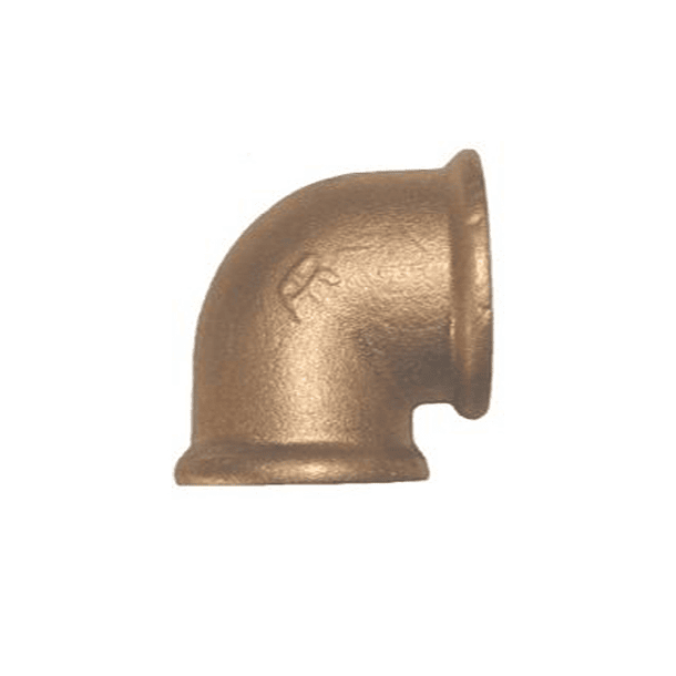 Joelho simples latão