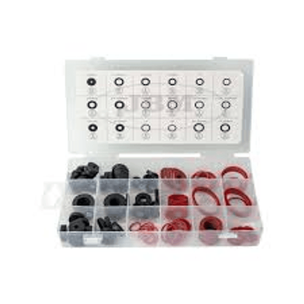 4008- Caixa stock vedantes MacFer Borracha e fibra 141 peças 