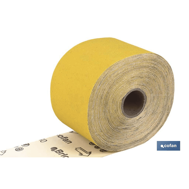 2983- Rolo de lixa 10 mm x 25m Grão 80