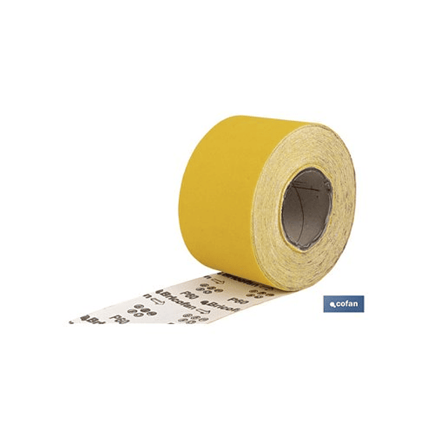 2998- Rolo de lixa 100mm x 25m Grão 60