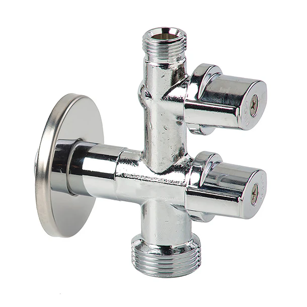 4142- Torneira de esquadria COFAN  1/2" x 3/4" x 3/8"