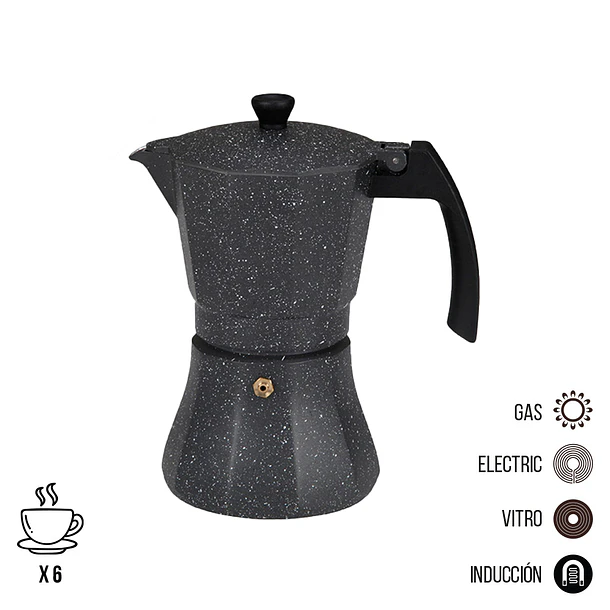 4186- Cafeteira alumínio EDM 6 Doses 2