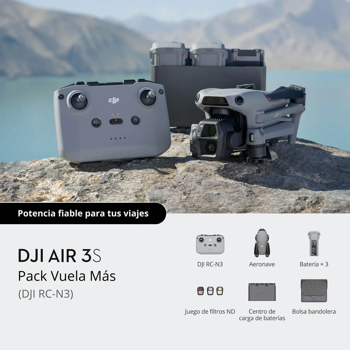 DJI Air 3S Fly More Combo (DJI RC-N3) 1