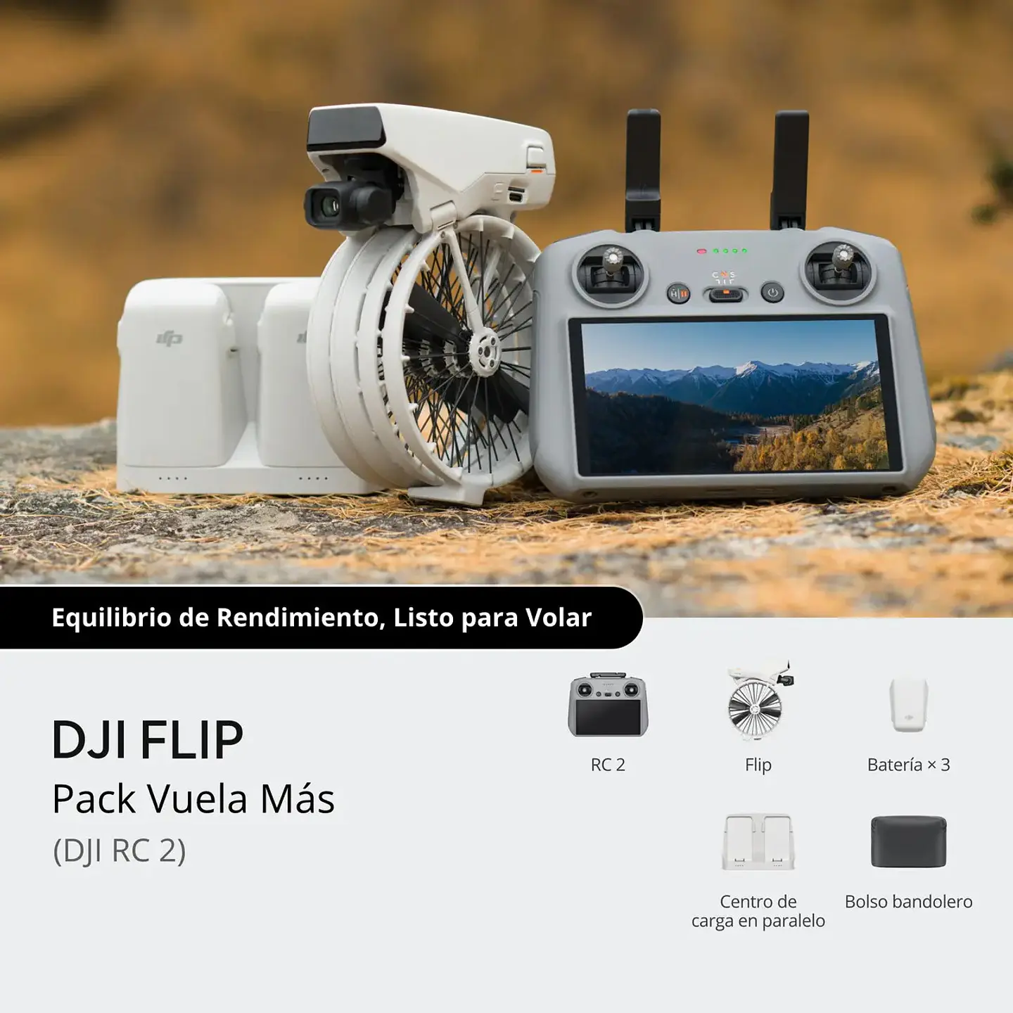 DJI Flip Fly More Combo (DJI RC 2) (GL) 1