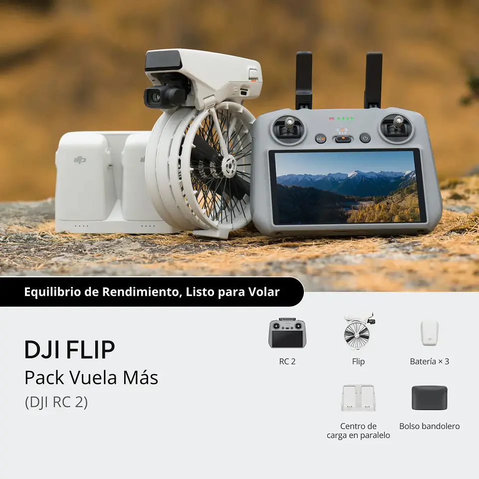 DJI Flip Fly More Combo (DJI RC 2) (GL) 1