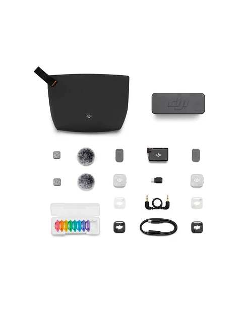 Micrófono DJI Mic Mini 2S (2 TX + 1 RX + Charging Case)