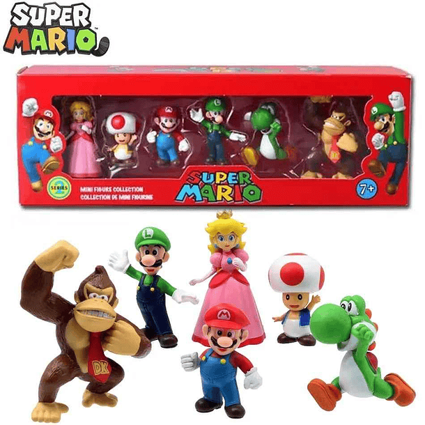 Figuritas Mario Bros Box Aventura
