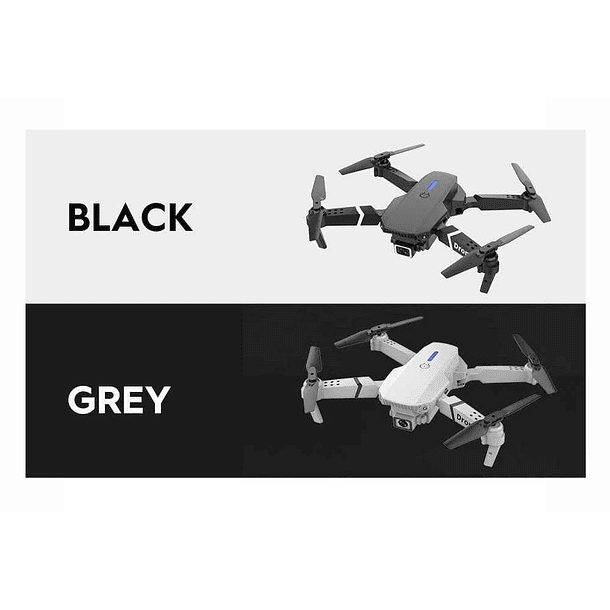 Dron plegable E88 Pro, cuadricóptero con WIFI 4