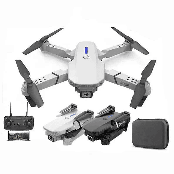 Dron plegable E88 Pro, cuadricóptero con WIFI
