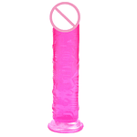 Erotic Soft Jelly Dildo Anal Butt Plug Realistic Strong Suction Cup Adult Toys G-spot Orgasm Big Penis Anal Plug For Sex Shop