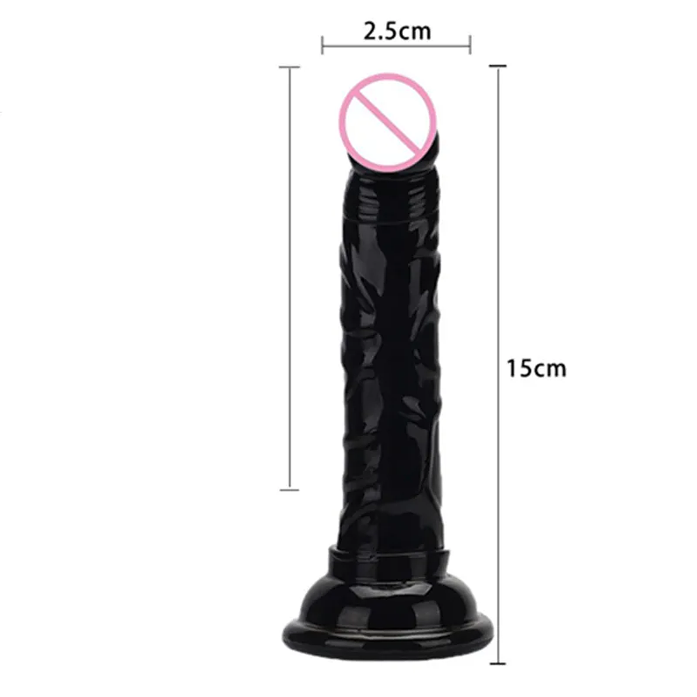 Erotic Soft Jelly Dildo Anal Butt Plug Realistic Strong Suction Cup Adult Toys G-spot Orgasm Big Penis Anal Plug For Sex Shop