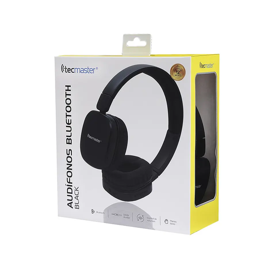 Audifonos Tecmaster BT TM-300508 Black 3