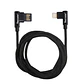 Cable Usb Tipo C Textil 90° Tecmaster Negro - Miniatura 4