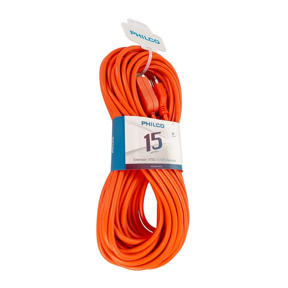 Alargador Extension Electrica 15 mts Philco 1