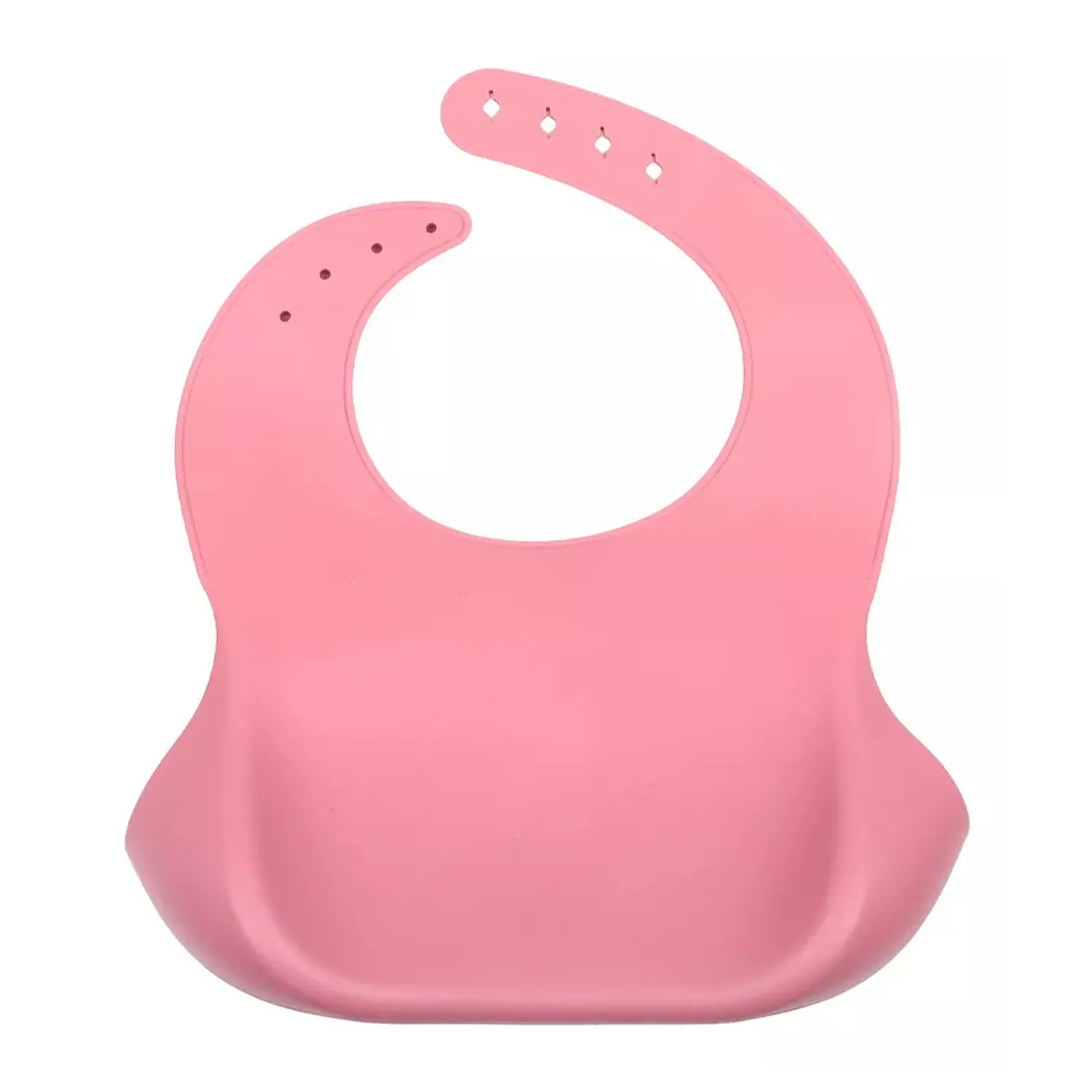 Babero Alimentación De Silicona Rojo Infanti 3