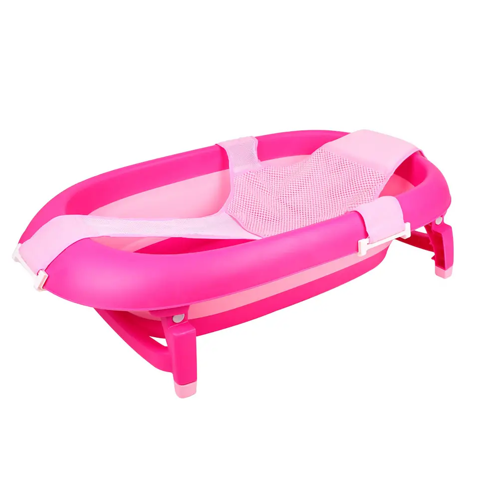 Hamaca Para Bañera Infanti Bubbles Rosada 1