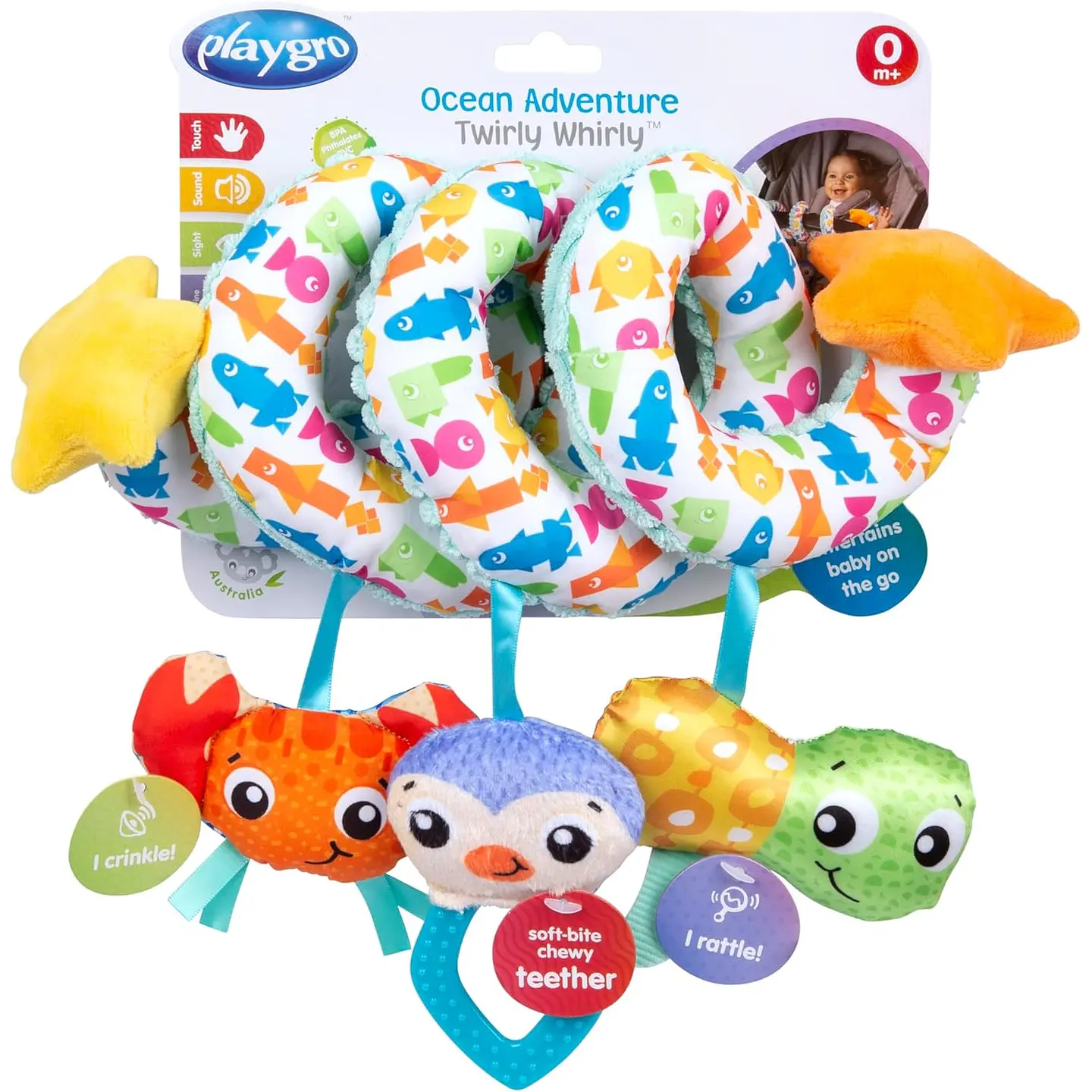 Espiral Para Coche Aventura En El Océano Playgro 5