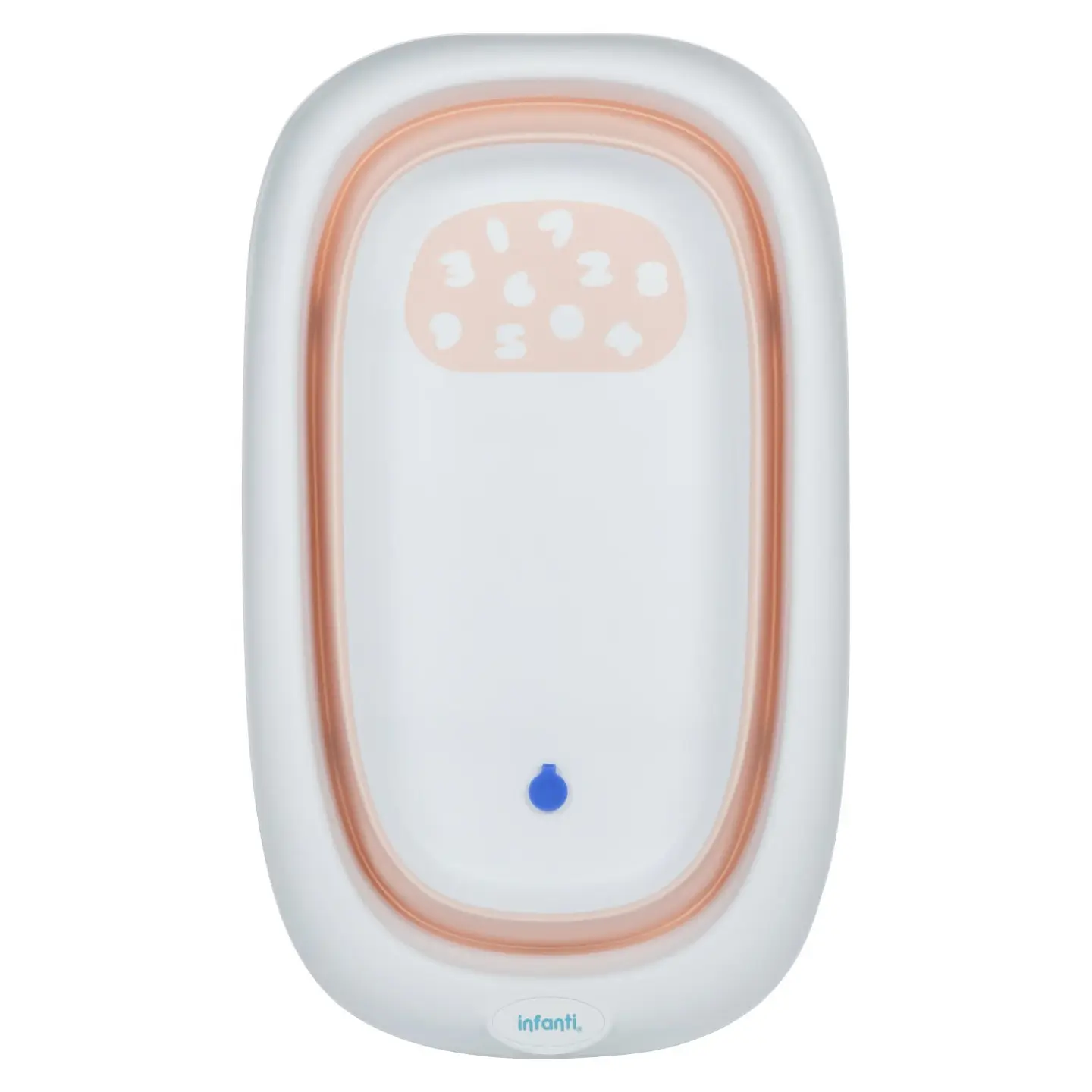Tina Bañera Plegable Números Rosada Infanti 5
