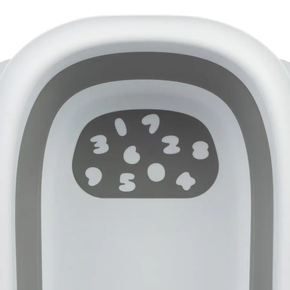 Tina Bañera Plegable Números Gris Infanti 4
