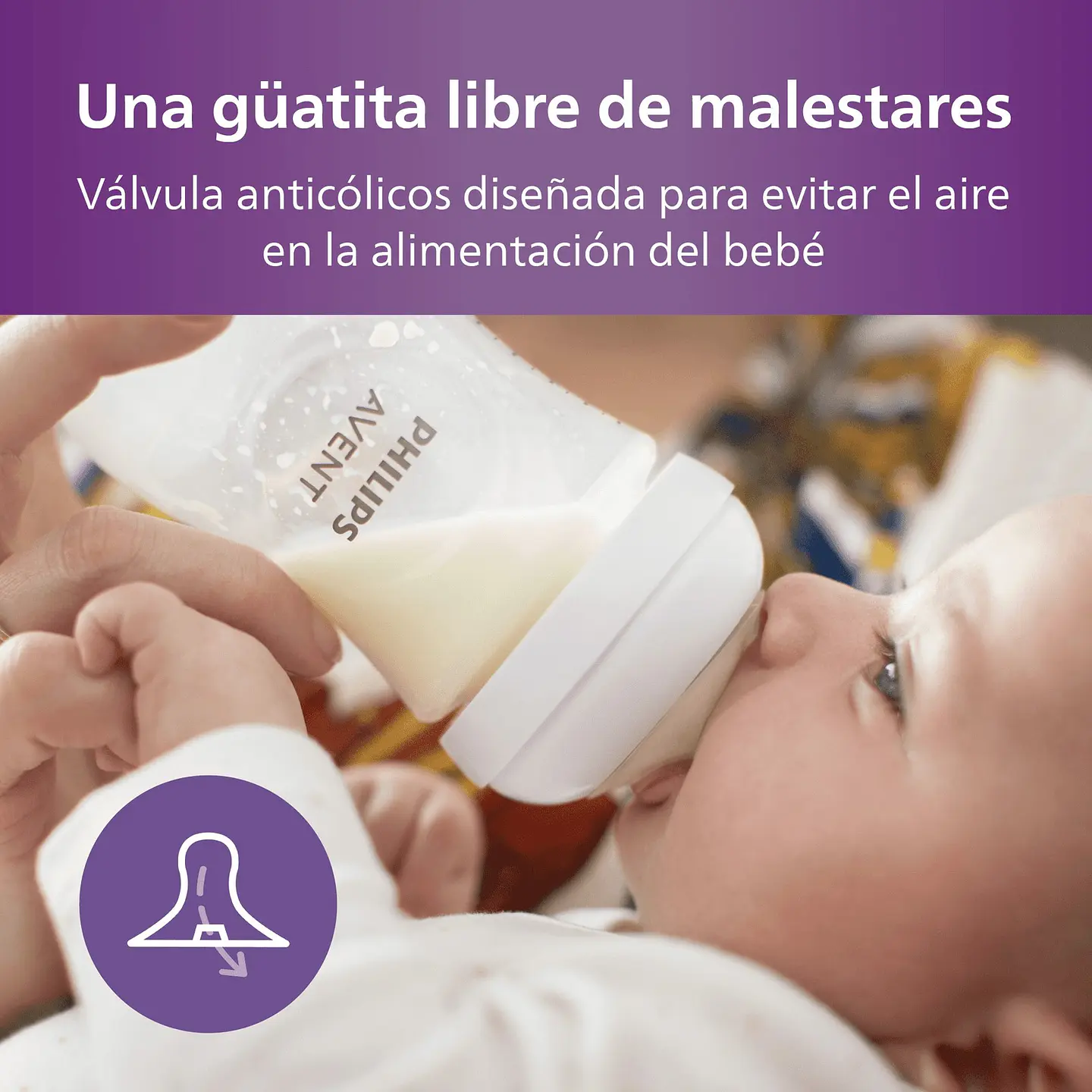 Mamadera Natural Response 260ml Avent SCY903/01 1m+ 4