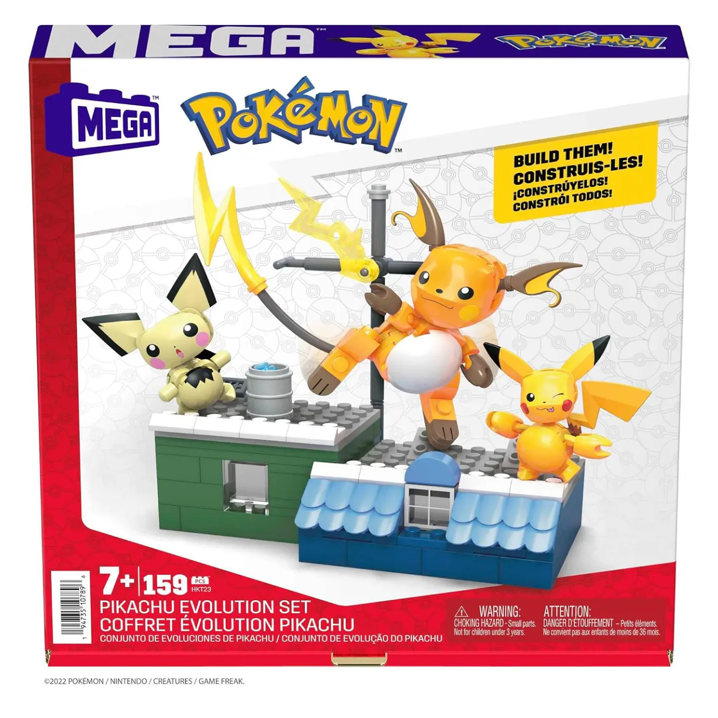 Set Construcción Pokémon Pikachu Evoluciones Mega 159 Pcs 3