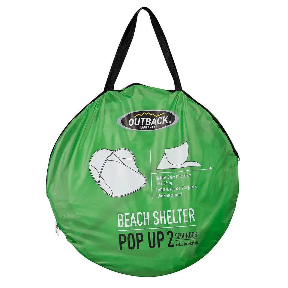 Carpa Playa Outback Pop Up Verde 3