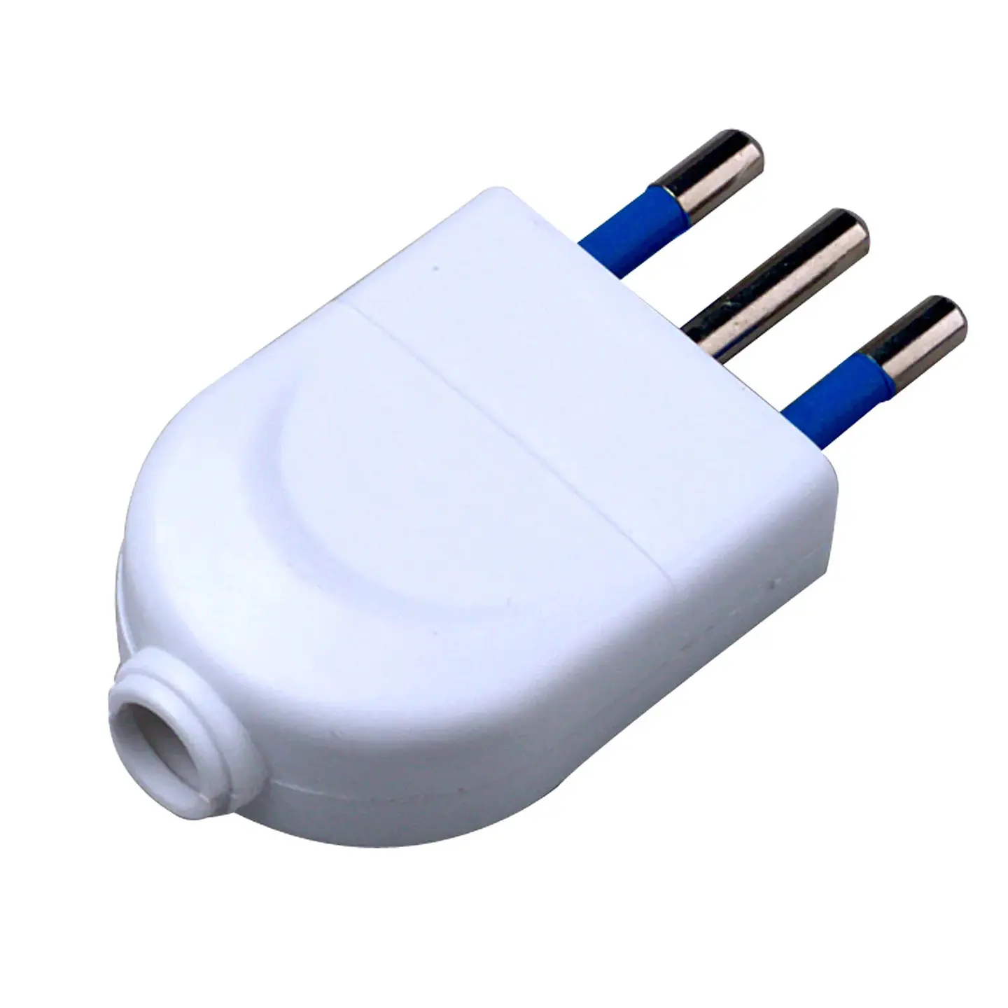 Enchufe Macho Vertical Macrotel 2P+T Blanco 1