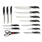 Set Cuchillos Oster 14 Pcs con Taco de Madera Café Lindbergh - Miniatura 2