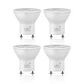 Pack 4 Ampolletas Led Macrotel GU10 5w 6500K Luz Fría - Miniatura 1
