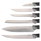 Set Cuchillos Oster 14 Pcs con Taco de Madera Café Lindbergh - Miniatura 4