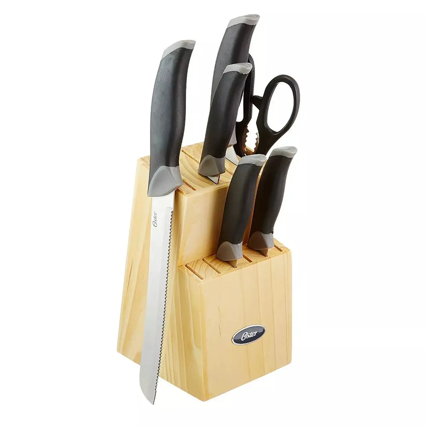 Set Cuchillos Oster 14 Pcs con Taco de Madera Café Lindbergh 7