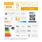 Pack 4 Ampolletas Led Macrotel E27 9w 3000K Luz Calida - Miniatura 3