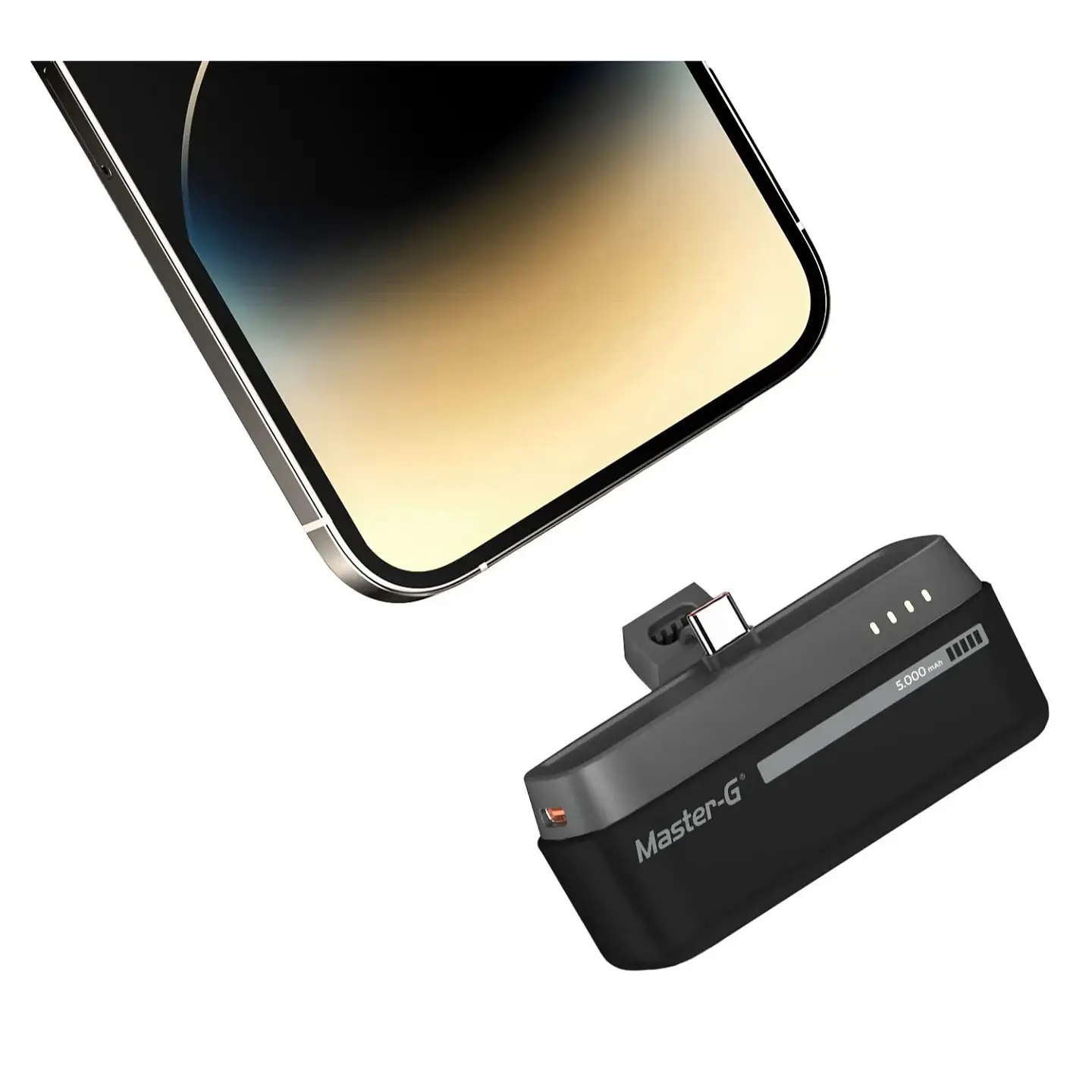 Cargador Base Portátil 20w 5000 mAh Tipo C Negro Master-G 2