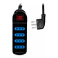 Alargador Eléctrico Philco XT30 3 Mts 4 Pos Negro - Miniatura 1