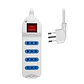 Alargador Eléctrico Philco XT30 3 Mts 4 Pos Blanco - Miniatura 1